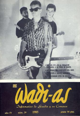 'Wadi-as  : informativo comarcal' - Año IV Número 39  - 1985 octubre 1