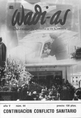 'Wadi-as  : informativo comarcal' - Año V Número 44  - 1986 abril 1