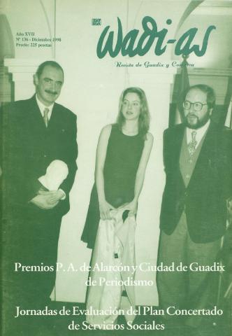 'Wadi-as  : informativo comarcal' - Año XVII Número 136  - 1998 diciembre 1