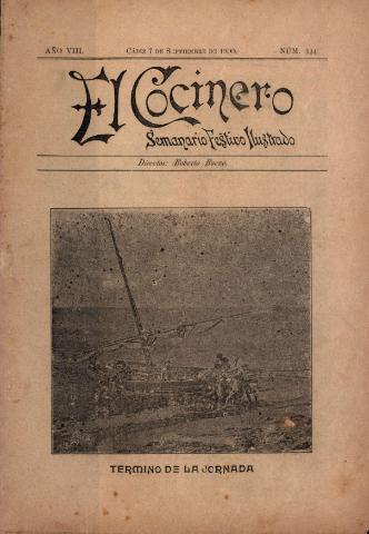 'El Cocinero : Semanario Festivo Ilustrado' - Año 8 Número 324 - 1900 septiembre 7
