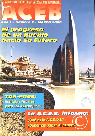 'ACEB  : Asociación de Comerciantes y Empresario de Benalmádena' - Año 1 Número 2 - 2000 marzo 1