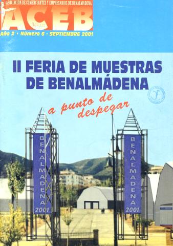 'ACEB  : Asociación de Comerciantes y Empresario de Benalmádena' - Año 2 Número 6 - 2001 septiembre 1