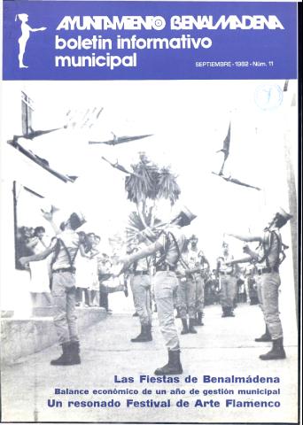 'Ayuntamiento Benalmádena  : boletín informativo municipal' - Número 11 - 1982 septiembre 1