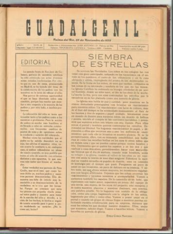 'Guadalgenil' - Año 1 Número 24 - 1959 noviembre 29