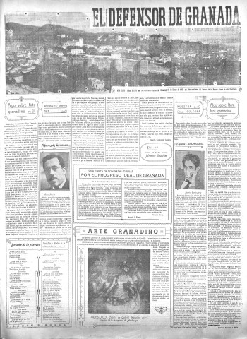 'El Defensor de Granada  : diario político independiente' - Año XLVII Número 23593 Ed. Mañana - 1925 Enero 18