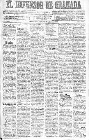 'El Defensor de Granada  : diario político independiente' - Año XXI Número 11791  - 1900 Marzo 29