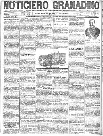 'Noticiero Granadino' - Año I Número 269 Ed. Noche - 1904 Noviembre 26