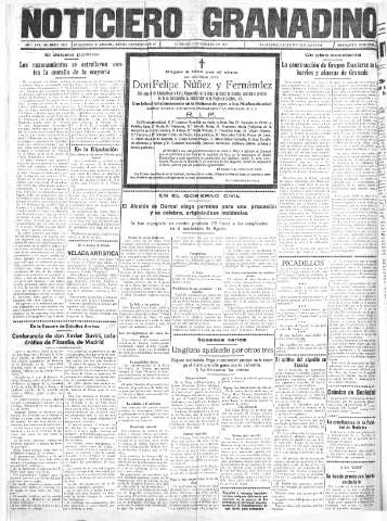 'Noticiero Granadino' - Año XXX Número 9429  - 1933 Febrero 05