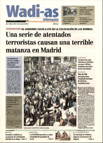 'Wadi-as información : periódico semanal de la comarca de Guadix.' - Año I Número 101 - 2004 marzo 12