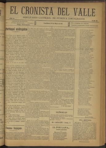 'El Cronista del Valle' - Época 1ª Año III Número 116 - 1912 mayo 18