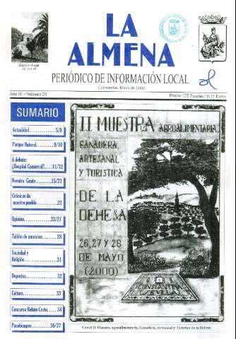 'La Almena : periódico de información local' - Año III Número 19 - 2000 febrero