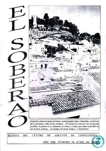 'El soberao  : revista del Centro de Educación de Adultos de Constantina.' - Año XIII Número 30 - 2004 junio 1
